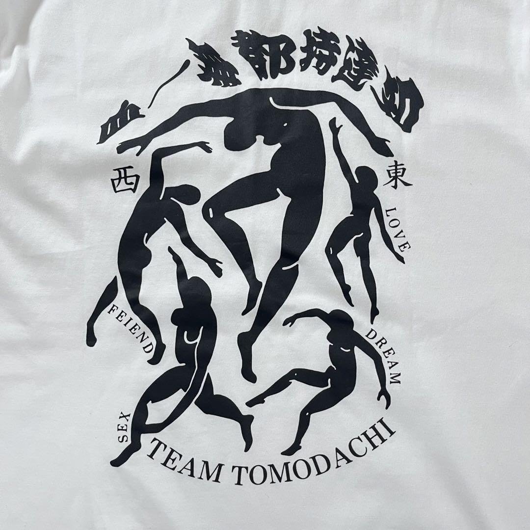 Amazon.co.jp: 魁組 サキガケグミ チーム友達 Tシャツ ホワイト KOHH
